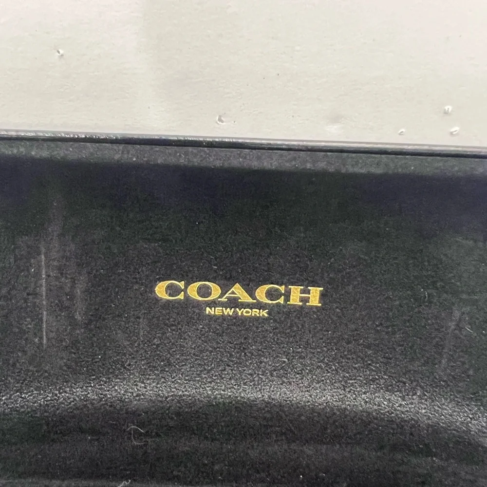 COACH, SUNGLASSES CASE ONLY, BLACK, UNISEX